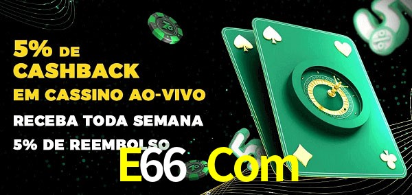 Promoções do cassino ao Vivo E66 Com
